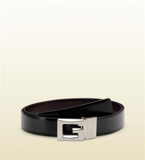 gucci men's reversible belt|Gucci reversible belt black brown.